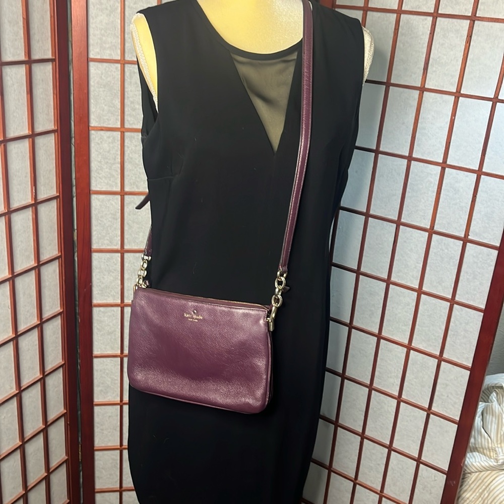 Kate Spade Burgundy Cross Body